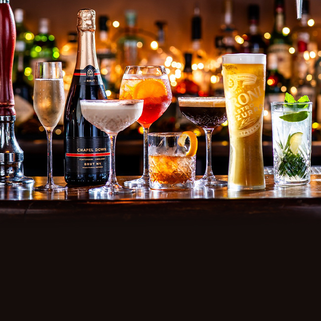 Wine & Drinks menu at The Swan