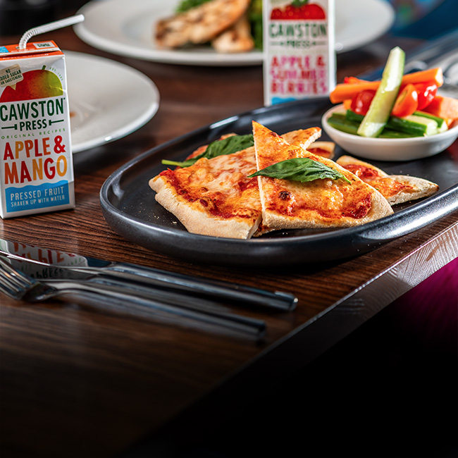 Children's menu at The Swan