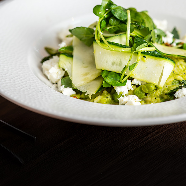 Vegan menu at The Swan